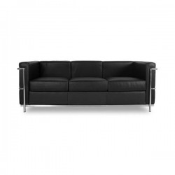 Sillón Corbu 3 Plazas Piel
